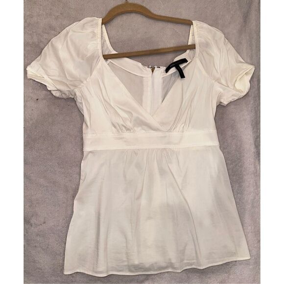 BCBGMaxAzria White Blouse - Picture 4 of 5